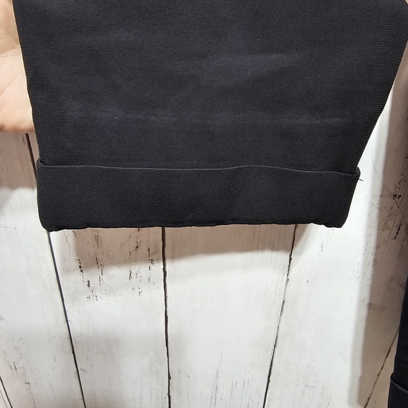 Vintage Hiroko Koshino Women's Black Cropped Cuffed Pants Size 40 (S/M)  Pockets - Picture 5 of 10